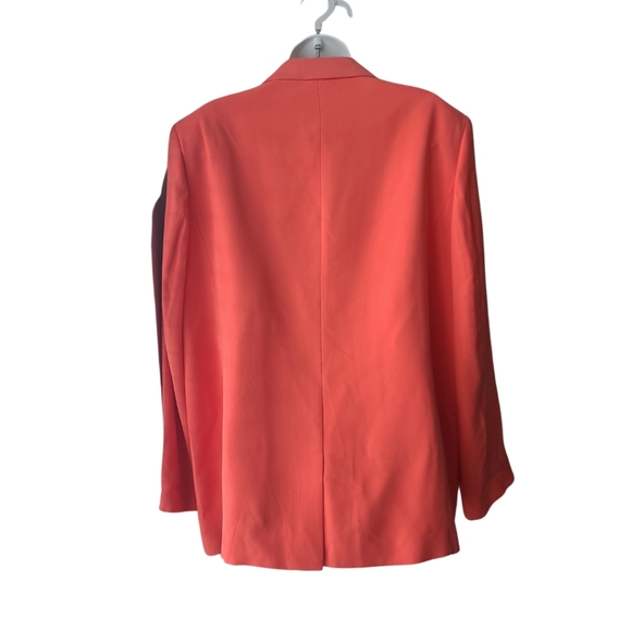 DKNY Persimmon Women's Size Extra Large Blazer Double Breasted 2 Button NWT - Picture 7 of 15